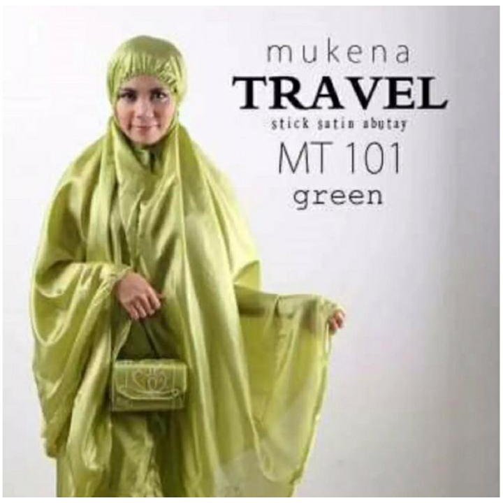 Mukena satin stik corneli alesya traveling