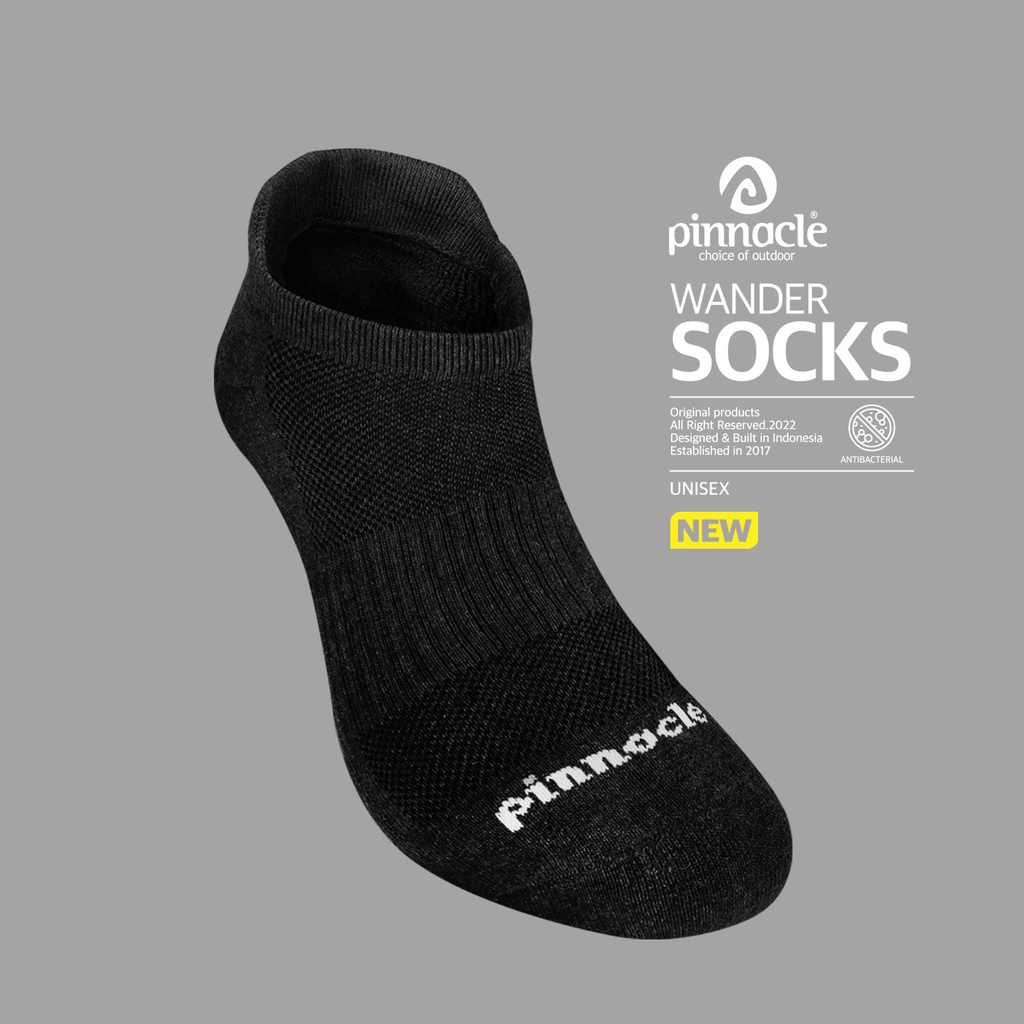 Pinnacle Wander Socks - Ankle Black