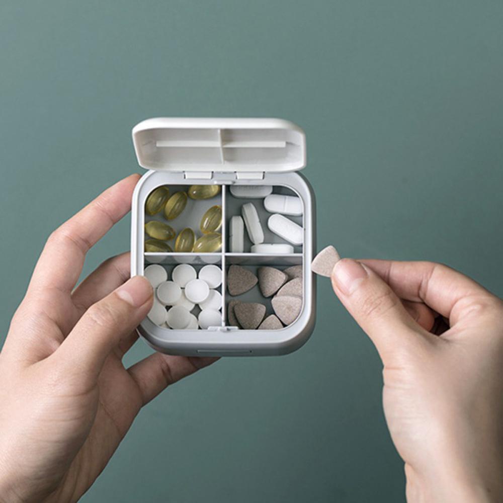 NICKOLAS1 Pill Case Kotak Obat Organizer Perawatan Kesehatan Anti Lembab Travel Tool