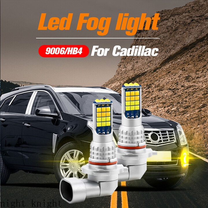 2pcs Lampu Kabut LED H10 9145 Untuk Cadillac Escalade 2008-2014 CTS 2003-2007 XLR 2004-2008 SRX 2004-2016