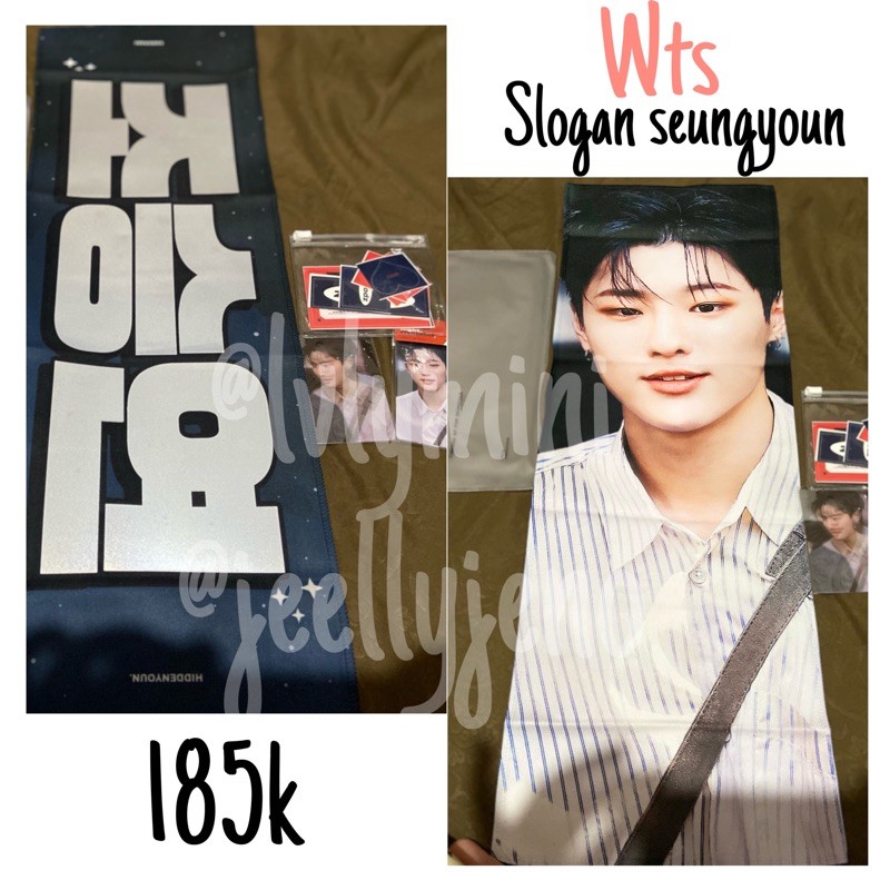 Slogan seungyoun, Woodz, X1 FULLSET