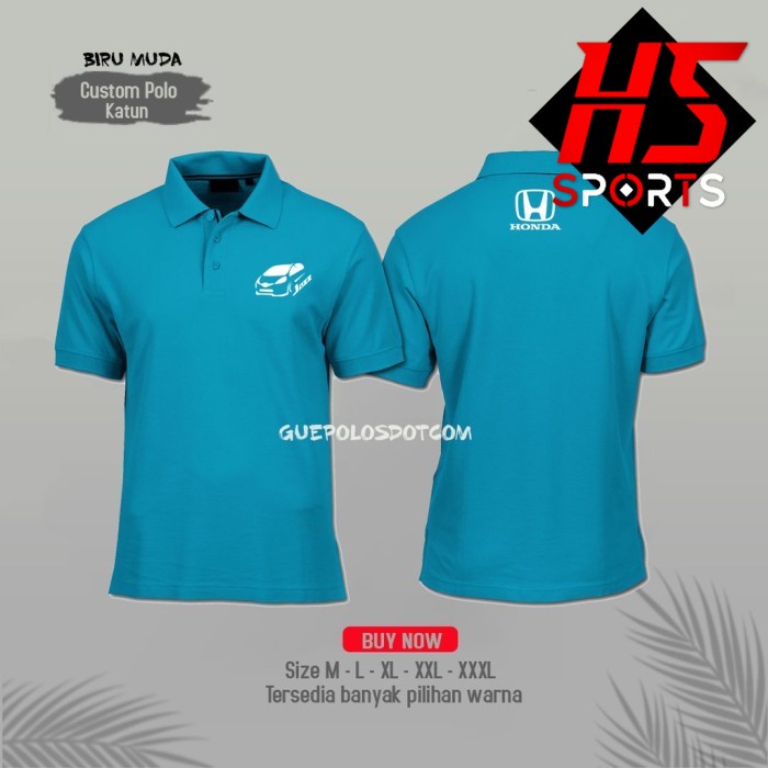 Poloshirt - Kaos Polo Mobil Honda Jazz - BAJU kerah HONDA JAZZ