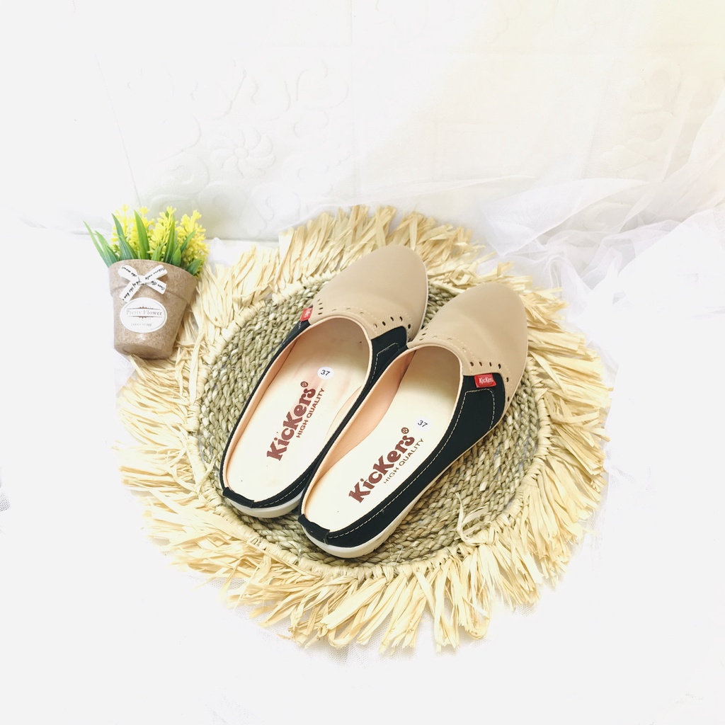 PROMO COD-Sepatu Wanita selop B20 Kickers- Sepatu wanita kekinian Termurah