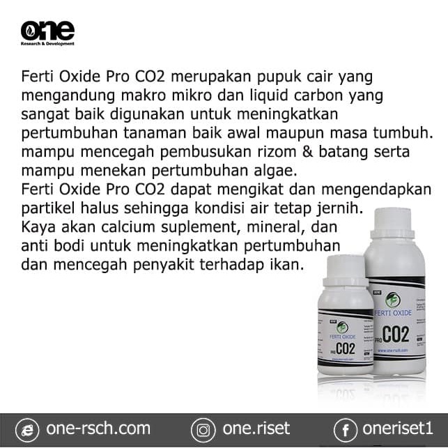 FERTI OXIDE PRO CO2 250 ML 250ML Pupuk Cair Tanaman Aquascape Aquarium