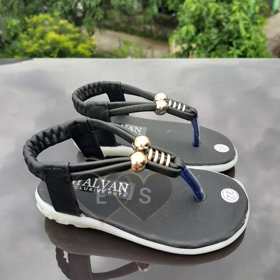 TOKOERS SDP05 Sepatu Sandal Anak Perempuan Umur 1 2 tahun - Motif SPIRAL