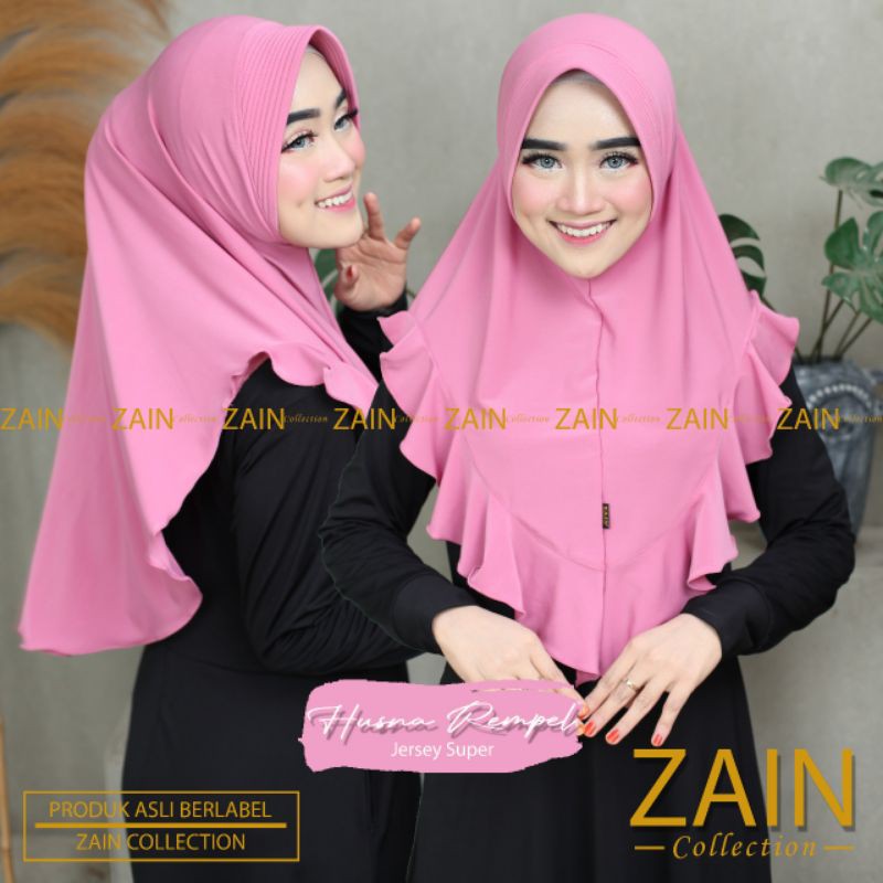Jilbab Instan Bergo Husna Ori Zain Collection