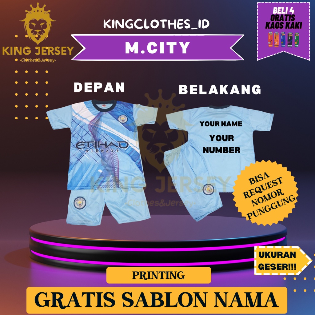 TAMBAHAN NOMOR PUNGGUNG &amp; CELANA (KHUSUS CLUB MCITY, BARCA, DAN TIMNAS)