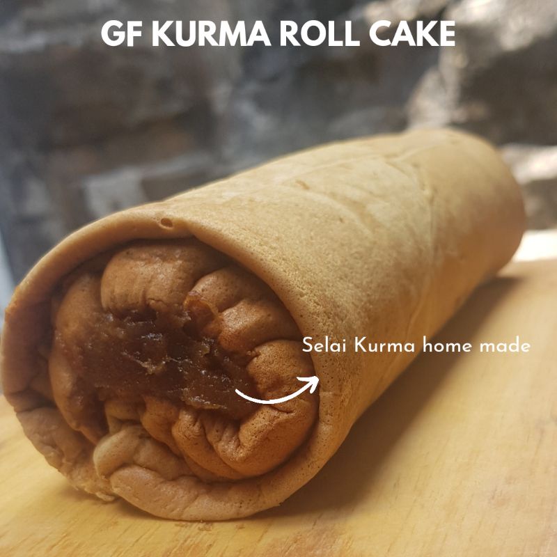 

GLUTEN FREE KURMA ROLL CAKE 20cm
