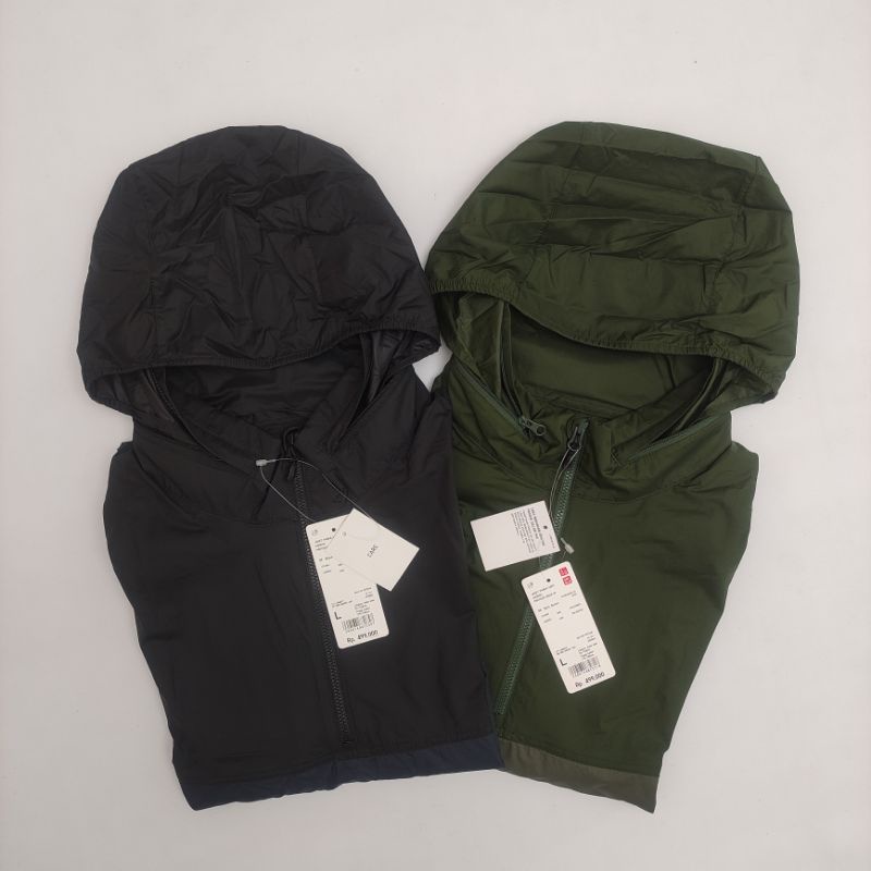 Jaket Parka Saku Anorak UV UNIQLO Pocketable UV Protection Anorak Parka New Original Resmi