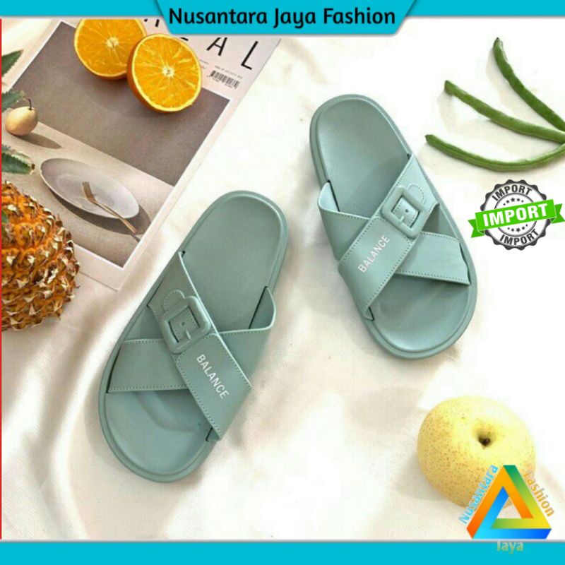 ⚡4.4 TERLARIS⚡Sandal Jelly Wanita - Sendal Wanita Kekinian - Sandal Balance 1969 X1C-T.Asin