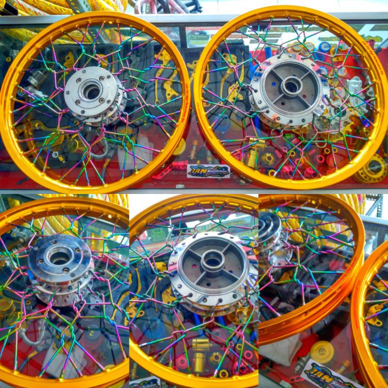 paketan velg ruji plintir vixion, fu, jupiter, vega, mio, beat, vario