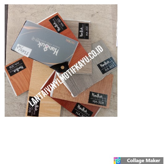 Vinyl Plank Hanguk Stiker Tebal 3mm