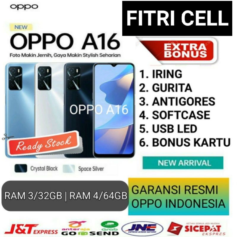 OPPO A16 A16e RAM 3/32 GB | OPPO A16 E 3/32 | A16K 4/64 | OPPO A16 4/64
