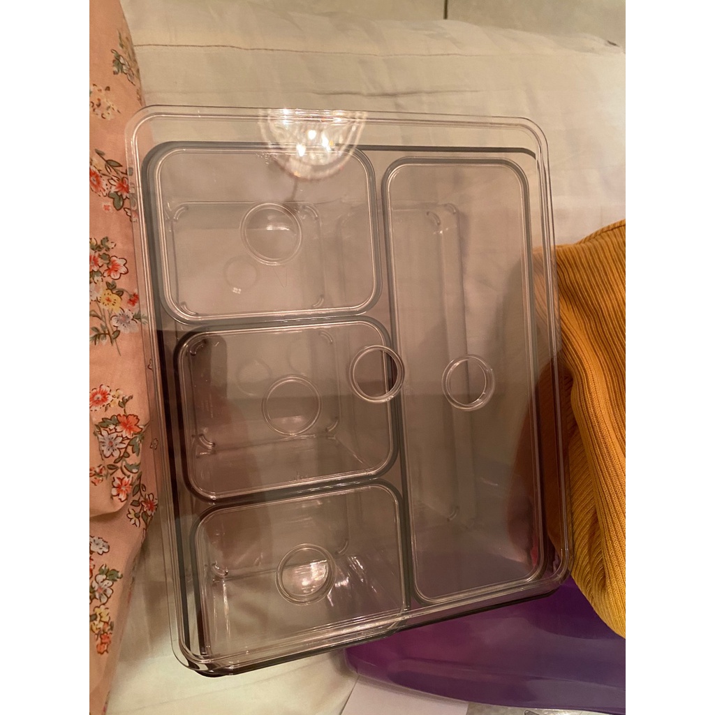 G0DMORGON Kotak dengan penutup set isi 5