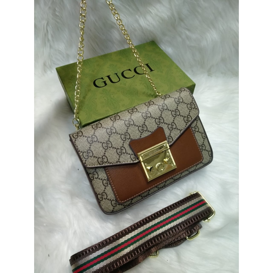 TAS SELEMPANG FASHION IMPORT WANITA / GUCCI