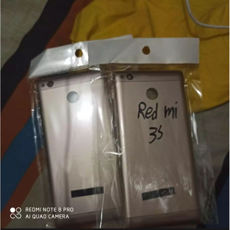 BACKDOOR CESING TUTUP BELAKANG XIAOMI REDMI 3S ORIGINAL