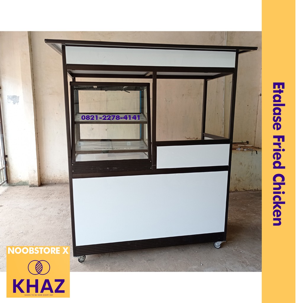 Etalase Fried Chicken / Etalase Ayam Tepung / Jualan Fried Chicken / Showcase Jualan Ayam Goreng
