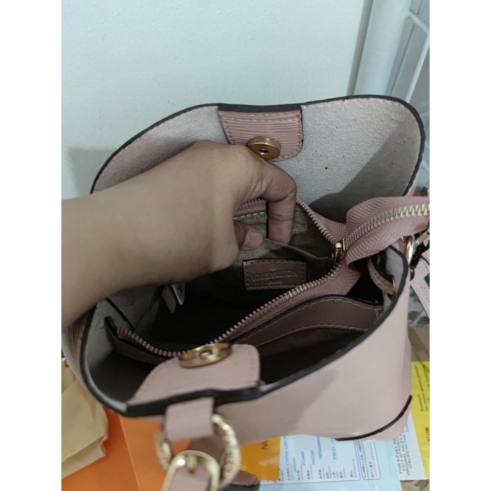 TAS ELPONG SERUT BUCKET PINK