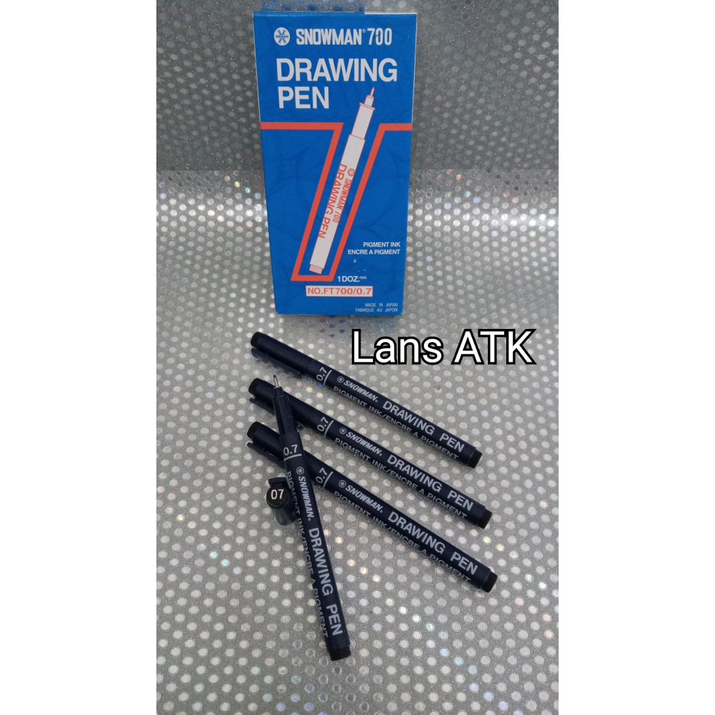 

Drawing Pen Snowman FT700 / 0.7 - Black