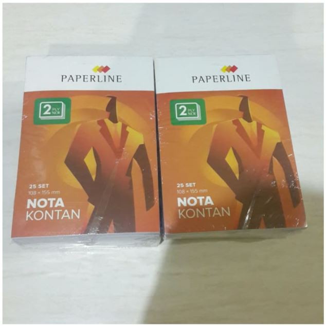 

Buku Nota Kontan merk Paperline Kecil 2 ply (25 set)