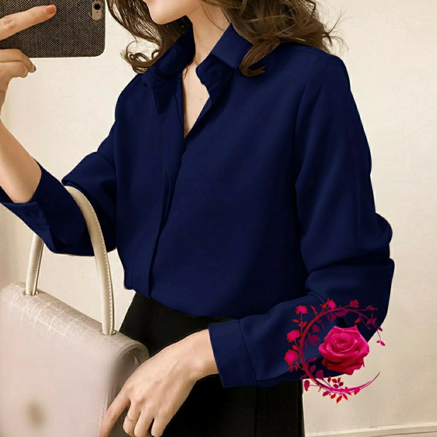 Baju Blouse Atasan Wanita Remaja Jumbo Modern Murah Kekinian Terbaru 2021 Blus Bahan Moscrepe LD 112