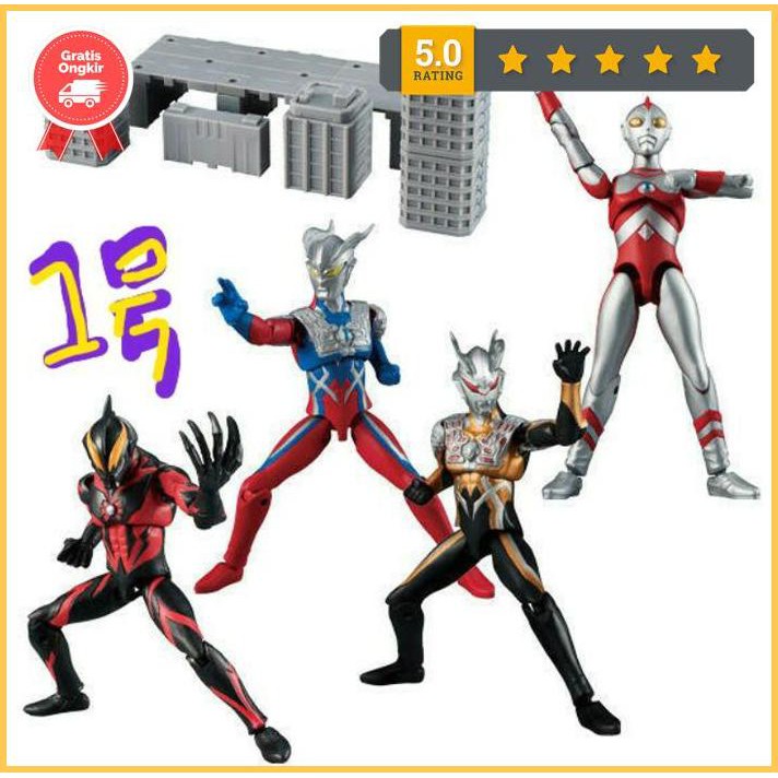 Shodo Ultraman Vol 3 Set 6 Original Bandai Murah Sodo Stage So-Do Diskon