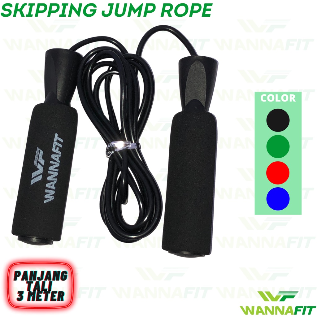 Jump Skipping Rope Soft Handle Counter Tali Skiping Automatis / lompat tali / alat lompat / skipping / SKIIPING PREMIUM / SKIPPING BEARING / SKIPPING TALI 3 METER