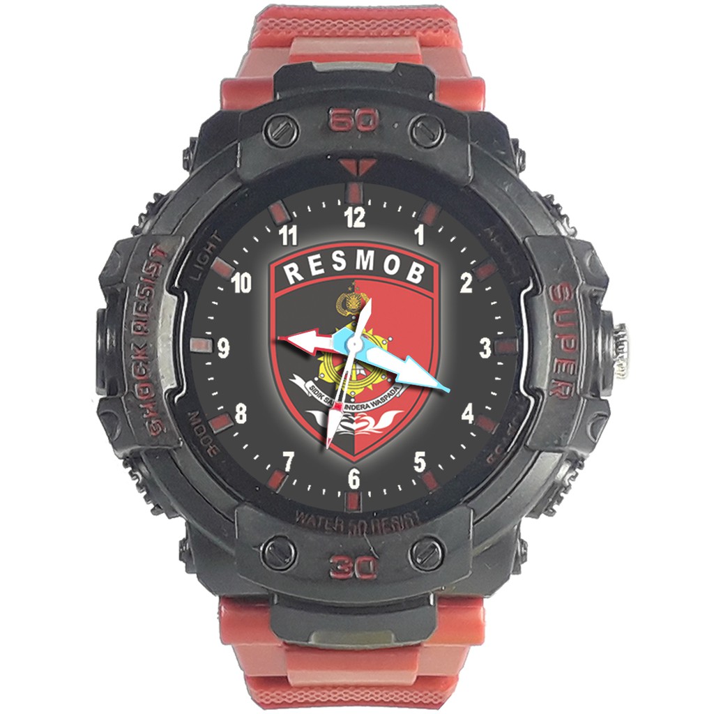 Jam Tangan  RESMOB BARESKRIM SPORT Bagus