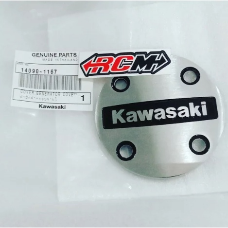 TUTUP COVER MAGNET MAHNIT MAHNET MAGNIT EMBLEM NINJA R RR ORI ORIGINAL KAWASAKI KGP ASLI 14090-1167