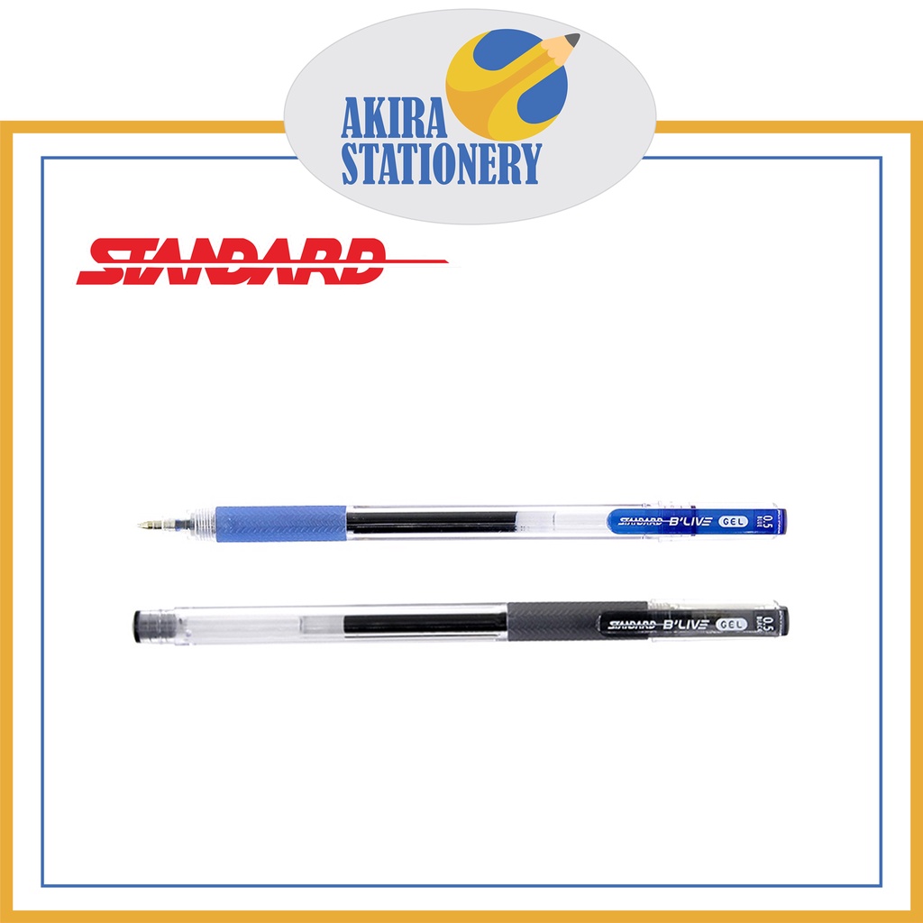 

PULPEN / PEN / PENA STANDARD B'Live GEL 0.5 [HITAM & BIRU] (PCS)