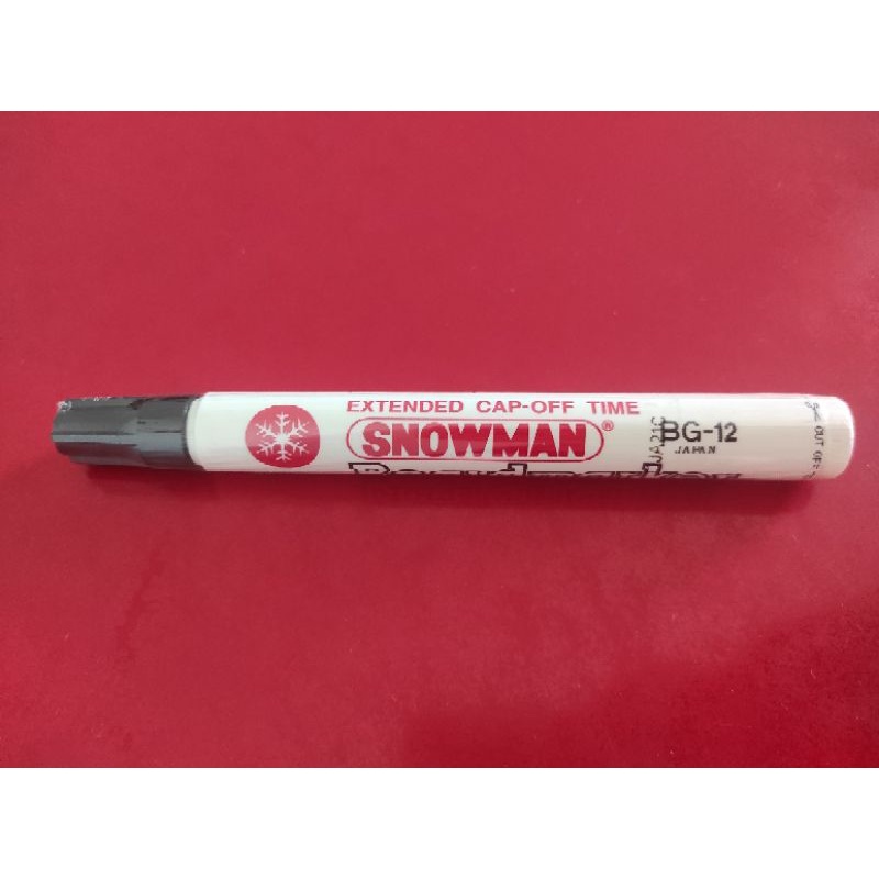 

Spidol Snowman BG-12 (Hitam) [Tinta dapat dihapus]