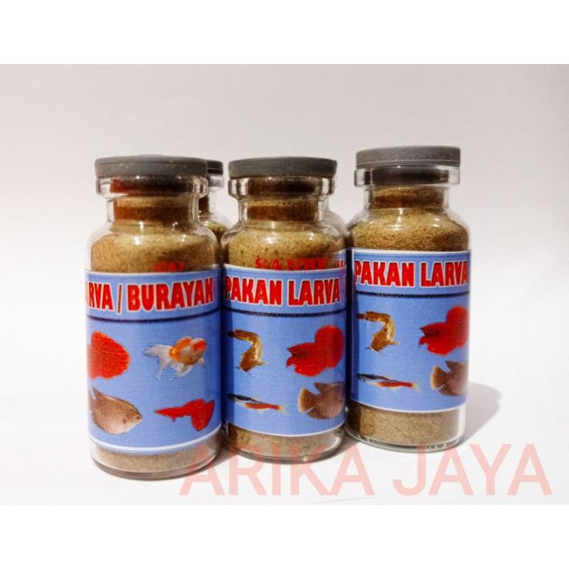 

pakan makanan burayak larva ikan kecil halus guppy cupang dll