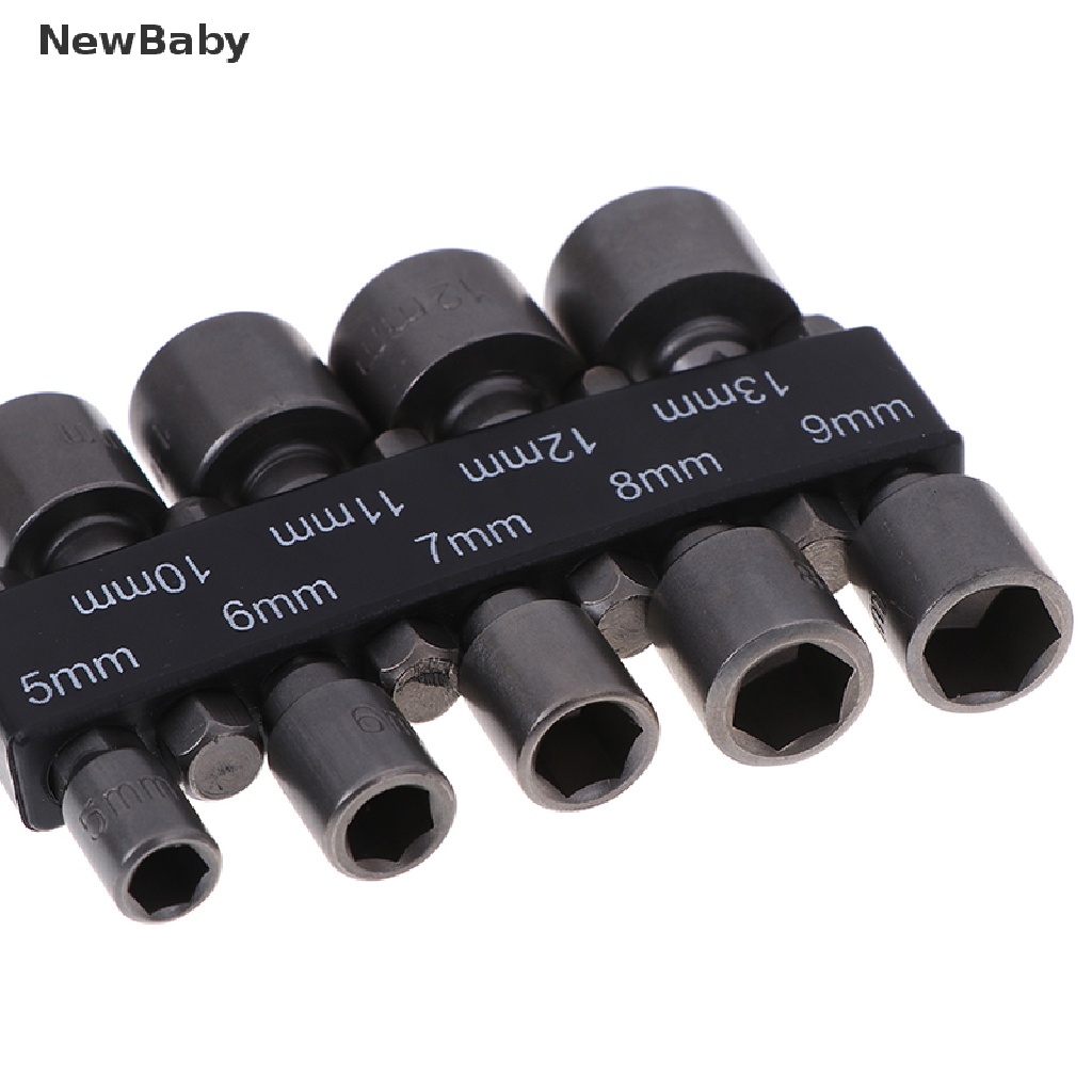 Newset Adapter Socket Power Nut Driver Hex Shank Untuk Bor Elektrik