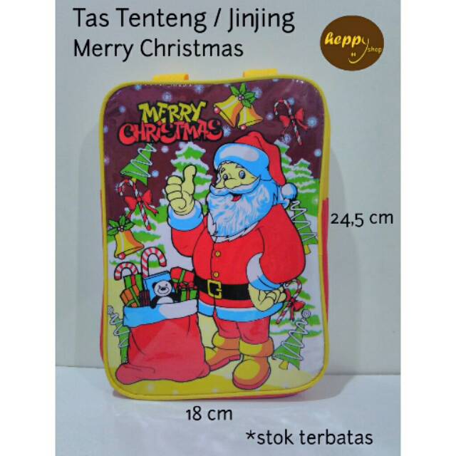 

Tas Tenteng Jinjing Goodie Bag Natal Merry Christmas