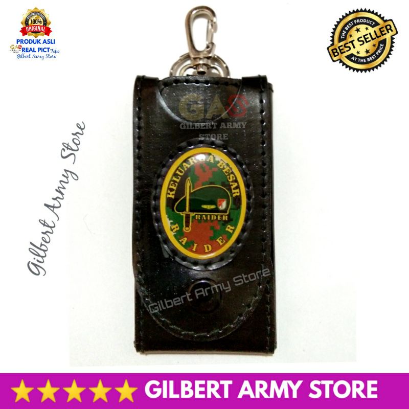 Gantungan Kunci Mobil Motor Dompet Stnk Logo Militer tni Kopasus raider infanteri perbakin Gilbert