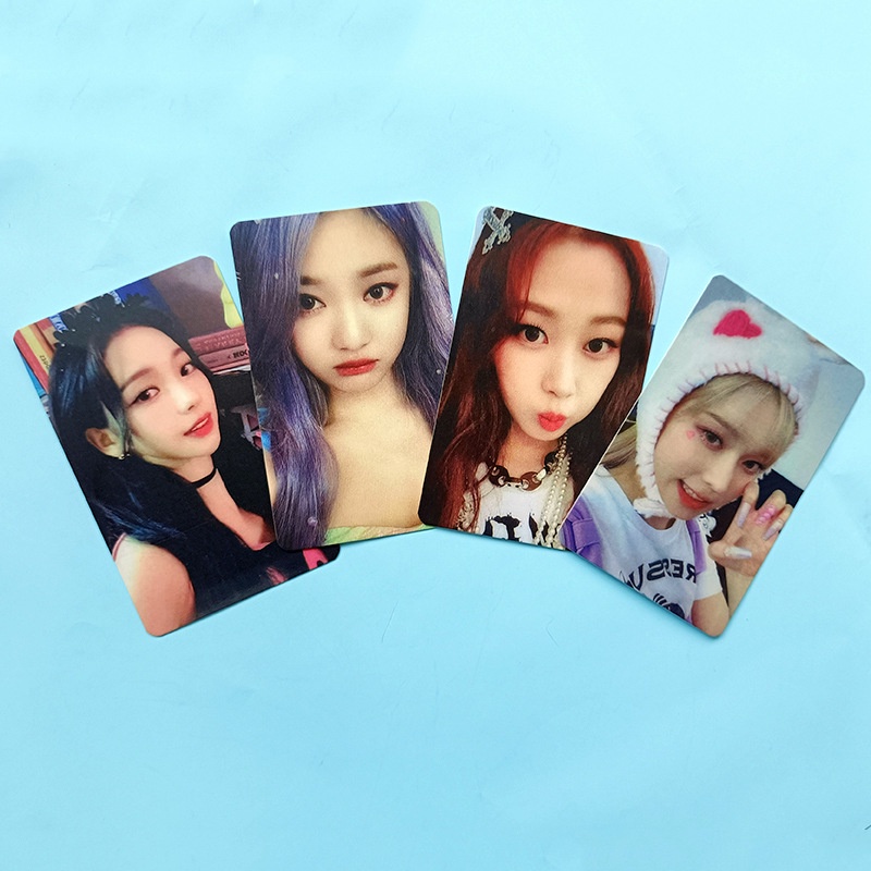 4pcs / set Kartu Pos AESPA Ukuran Kecil