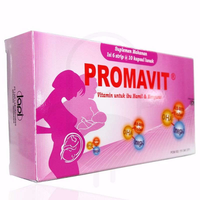 Promavit 1 box isi 60 kapsul lunak