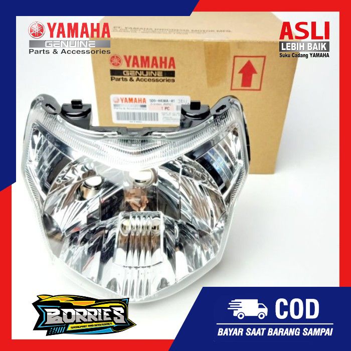 REFLEKTOR LAMPU DEPAN HEAD LAMP 5D9 VEGA ZR ORIGINAL ORI ASLI YAMAHA YGP 5D9-H430A-01