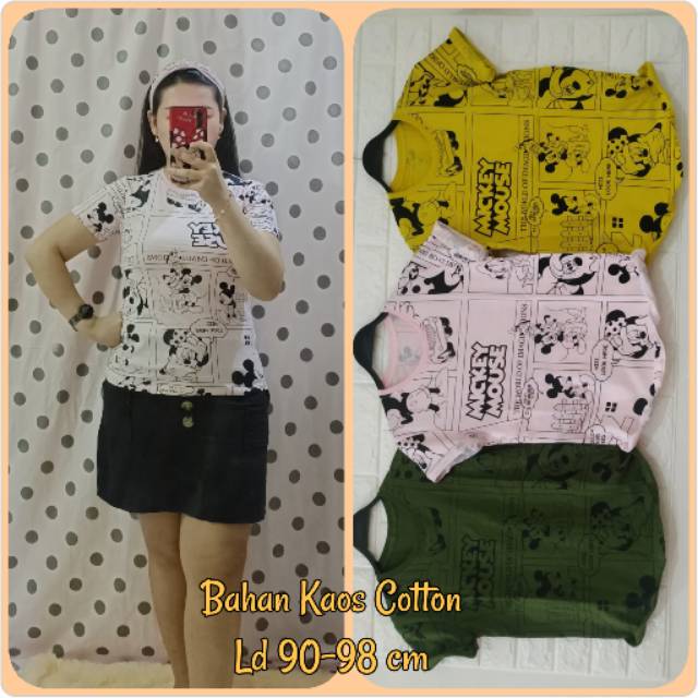 Kaos Mickey Komik