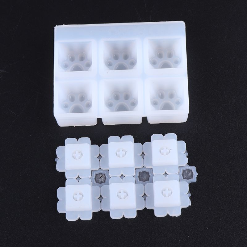 SIY  1 Set Manual DIY Mechanical Keyboard Key Cap Silicone Mold UV Crystal Epoxy Molds Handmade Crafts Making Tools