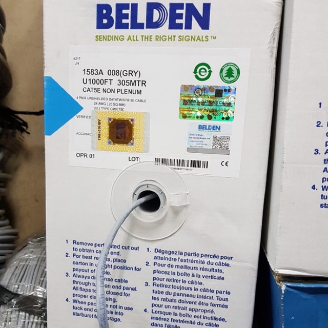 Kabel UTP / Kabel Data belden cat 5 @305m