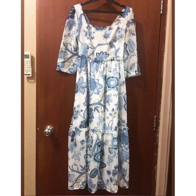 Floral Korean Dress