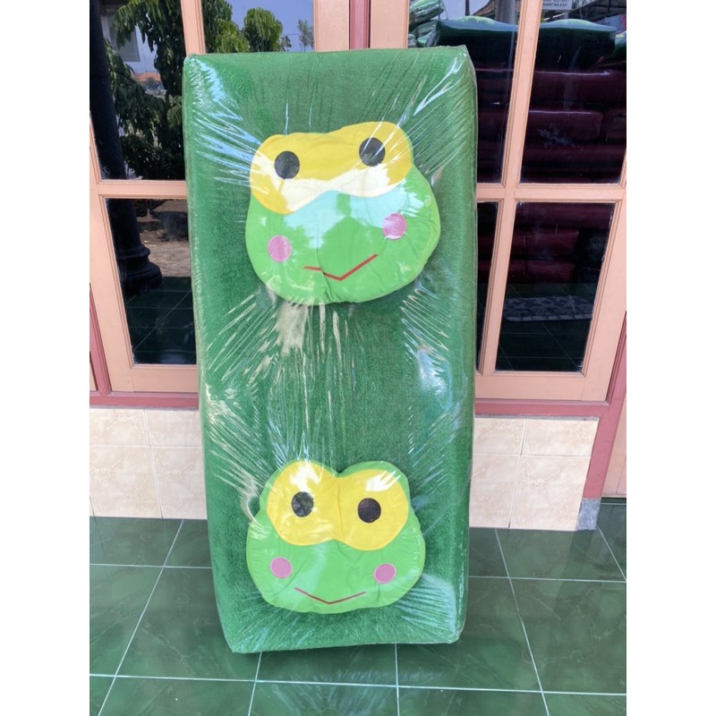 kasur lipat karakter 120x160  free 2 bantal boneka