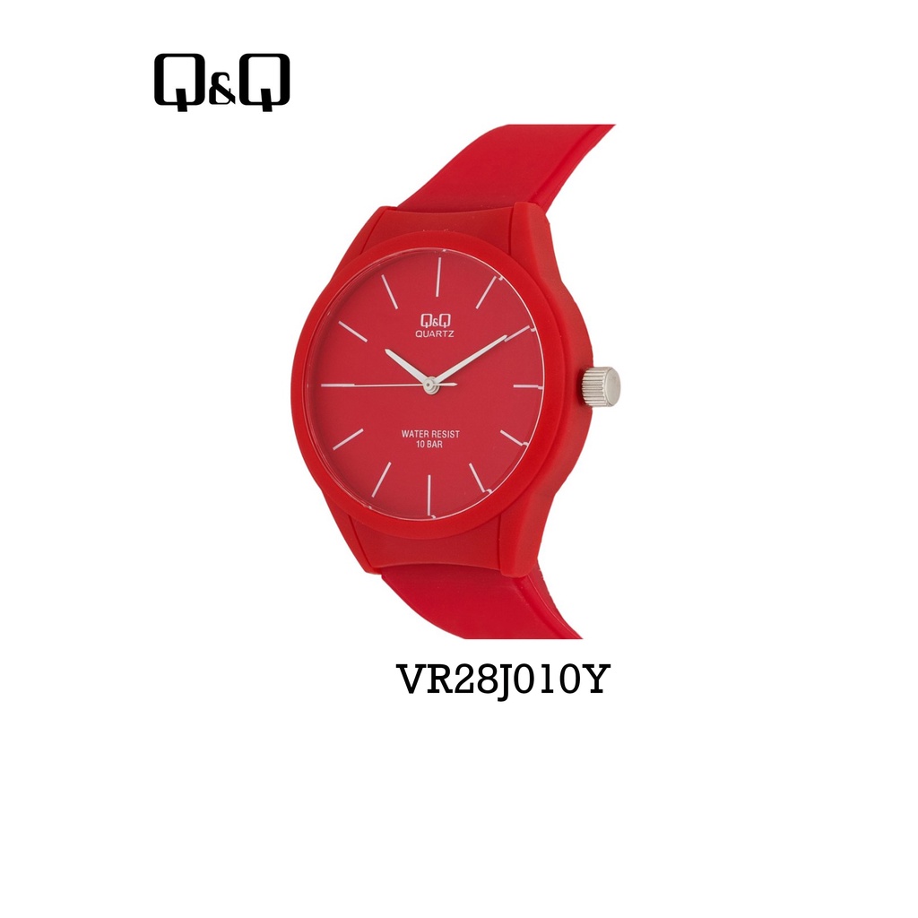 SALE Jam Tangan Unisex Casual Rubber Karet Analog Original Q&amp;Q QNQ QQ VR28 VR28J Series