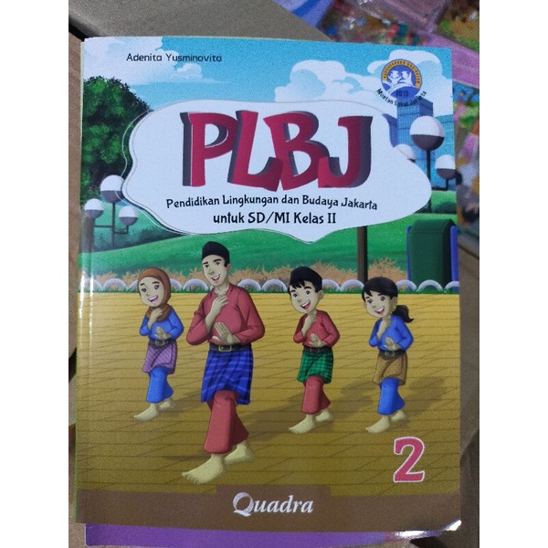 ORI buku teks plbj k13 penerbit Quadra untuk SD mi kelas 2 edisi revisi terbaru