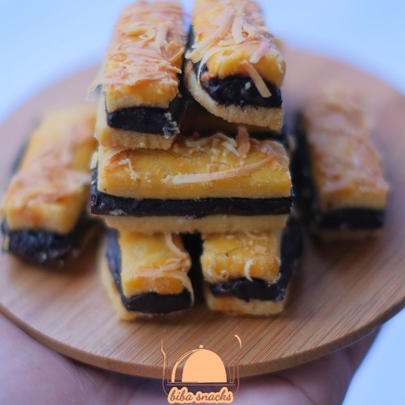 Kue Kastengel Coklat Premium Biba Snacks Terlaris (Gratis 1 Pouch Sagu / Semprit ) Toples Uk 600 ML
