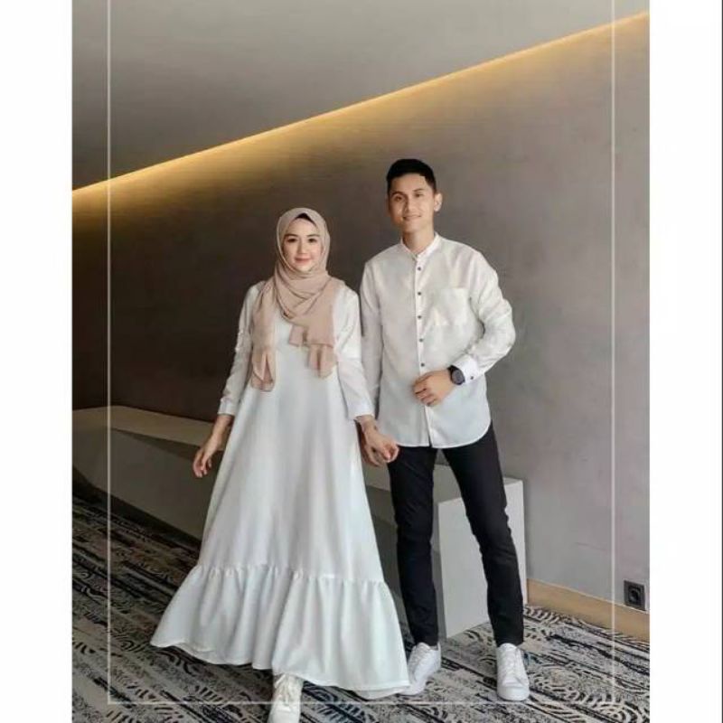 Recommended Couple Azka Couple Gamis Terbaru Gamis Murah Udah Satu Set Cewek Cowok Ada Ukura Jumbo