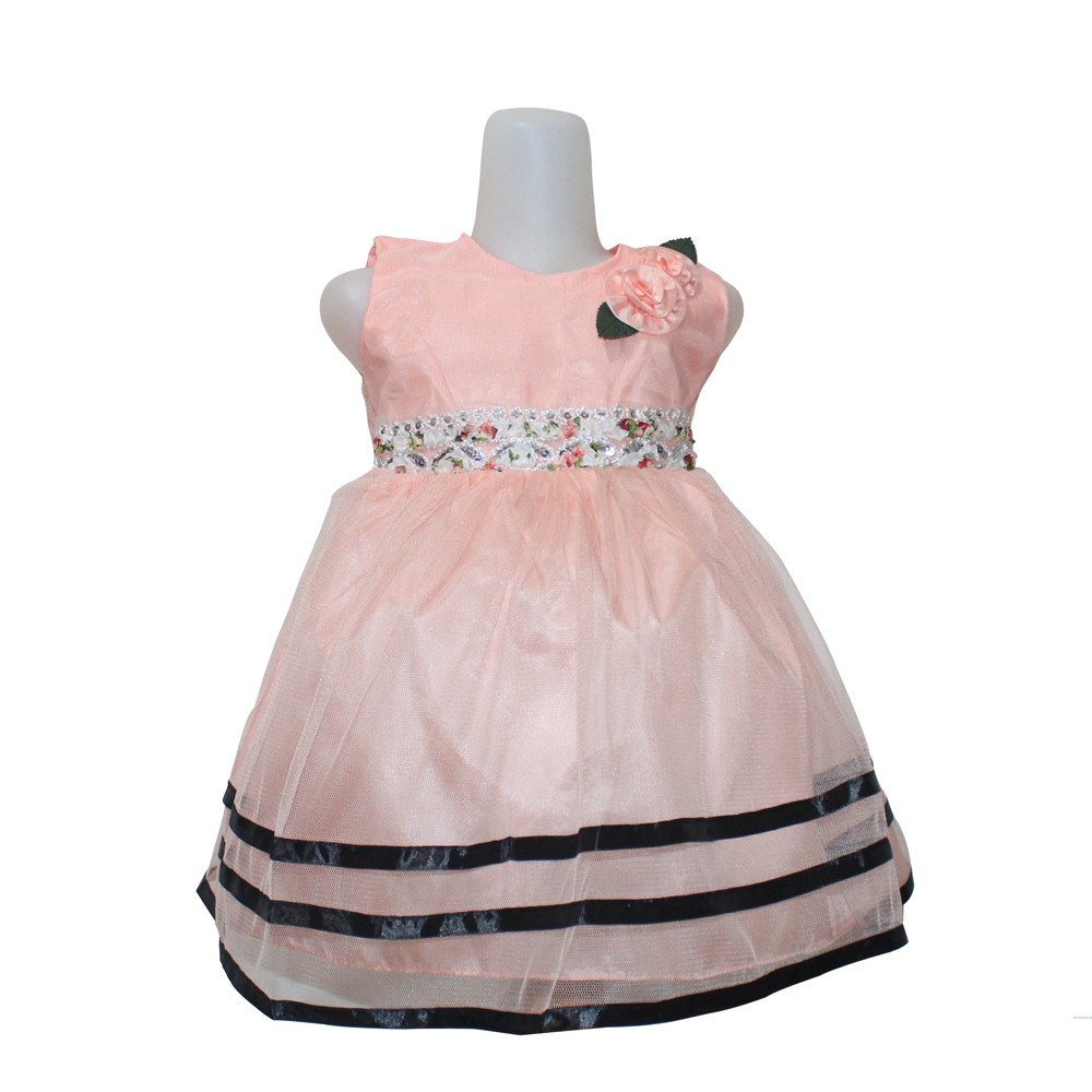 Dress Kids Elena/Dress Anak Perempuan Tanpa Lengan Brukat Brokat/Gaun Pesta Anak Murah/Baju Import