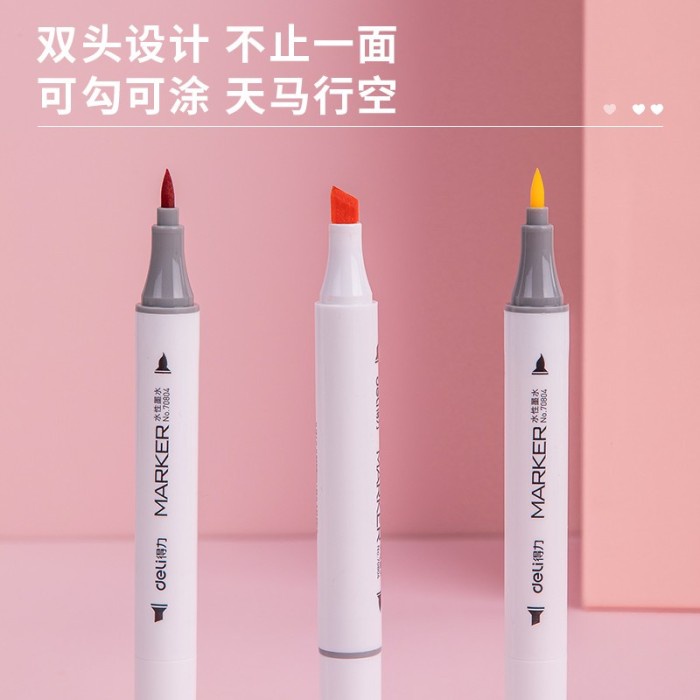 

Trendi Spidol Deli Artis'S Marker Twin Tip Water Base 24 Warna- 70804-24 Murah