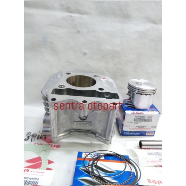 Blok seher silinder block spin skywave skydrive hayate set paket original sgp